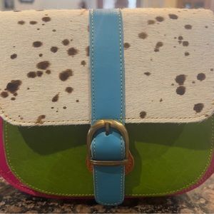 Oak Cambrie Leather Crossbody purse